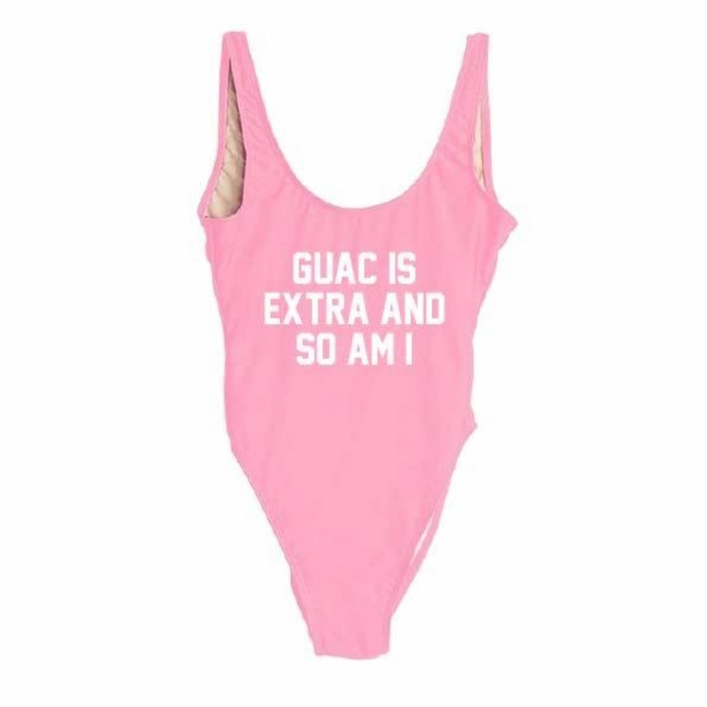 Gauc is extra and so am I swimsuit(Pink)